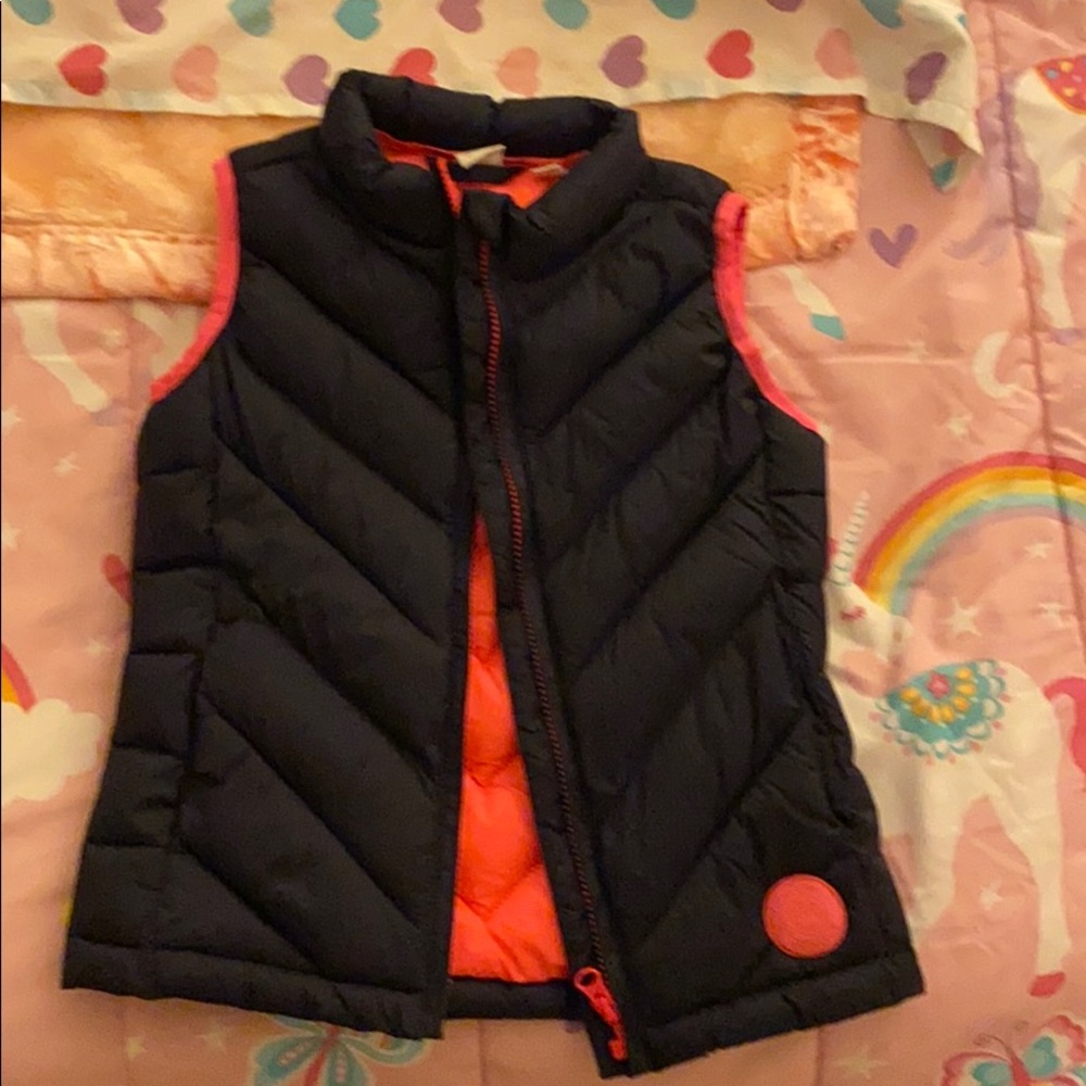 Gap Vest - navy/hot pink - size S
